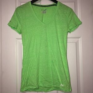 Under Armour Lime Green Tee- Size Medium